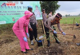 Bakti Sosial dan Bakti Kesehatan Polres Badung di Wantilan Subak Abiansemal