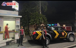 Sambangi Obyek Vital, BLP Polsek Kuta Utara Preventif Gangguan Kamtibmas 