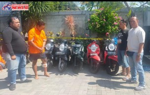 Sering Beraksi di Denpasar/Badung, Residivis Curanmor Diamankan Polsek Dentim