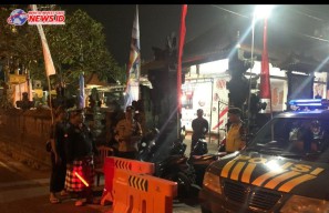 Sambangi Tempat Keramaian, Polsek Abiansemal Rutinkan Patroli Biru