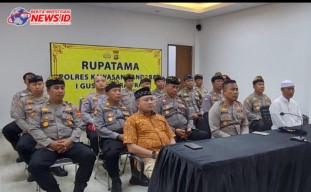 Doa Bersama Lintas Agama Hari Bhayangkara ke 78, Polres Bandara Ikuti melalui Virtual