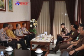 Perkuat Sinergitas Diawal Tugas Kapolres Tulungagung Kunjungi Kejaksaan
