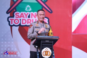 Kapolda Jatim Buka Road Show Generasi Emas Tanpa Narkoba di Sidoarjo