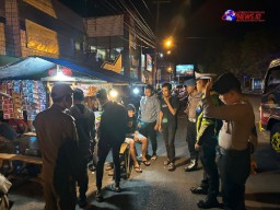 Jelang 1 Muharam Polres Tulungagung Bersama Tiga Pilar Gelar Patroli Skala Besar
