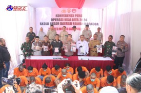 Polrestro Jakpus Lakukan Operasi Skala Besar, Tangkap 26 Tersangka Narkoba dan Menyita 2 Kg Sabu di Kalipasir