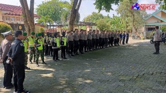 Polres Pamekasan Siapkan Personel Gabungan Untuk Pengamanan Pengesahan Warga Baru PSHT
