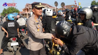 Pengamanan Suran Agung Polres Nganjuk Gelar Penyekatan Jalur Perbatasan