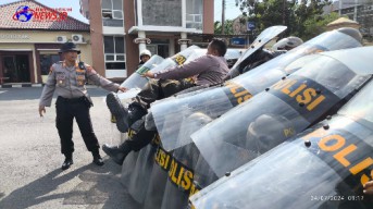 Polres Pamekasan Tingkatkan Keterampilan Anggota Dalmas Jelang Pilkada Serentak 2024