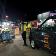 Berikan Rasa Aman, Polsek Abiansemal Intensifkan Blue Light Patrol