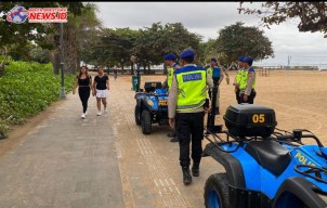 Subsatgas Polairud OGA III-2024 Laksanakan Patroli menggunakan ATV