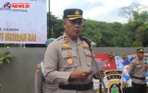 Sertijab Dua Pejabat Utama Polres Bandara Ngurah Rai 