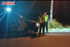Patroli Strong Point Jalur Rawan, Upaya Polsek Abiansemal Berikan Rasa Aman