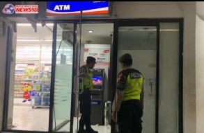 Beri RAM, Patroli Biru Sambangi Gerai ATM dan Pertokoan Modern