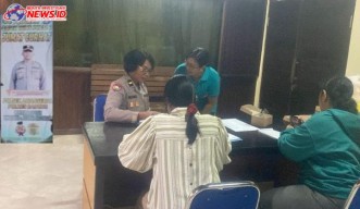 Jumat Curhat Polsek Abiansemal Bersama Ibu PKK Desa Mekar Bhuwana 