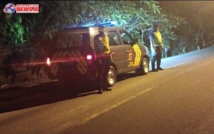 BLP Polsek Abiansemal Antisipasi Tindak Kriminal di Jalur Jalan Sepi