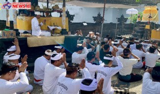 Lapas Kerobokan Gelar Upacara Saraswati, Momen Syukur dan Pencerahan