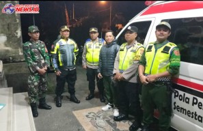 Patroli Terpadu, Polsek Abiansemal: Gegah Gangguan Kamtibmas Malam Minggu 