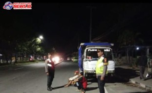 RPG Keamanan di Malam Minggu: Polsek Dentim Gelar BLP