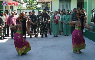 Kunker Pangdam IX Udayana di Wilayah Kodim Klungkung