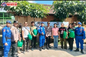 Minggu Kasih Polres Badung Bersama Staf Proyek RMU Mengwi