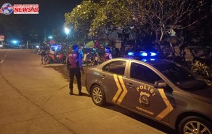 Sambangi Patung Rama Shinta, Samapta Polres Badung Giatkan Patroli KRYD 