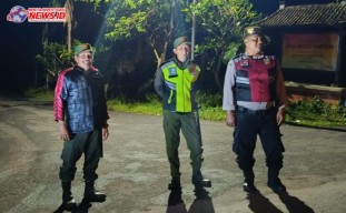 Polsek Petang melalui Blue Light Patrol Beri Rasa Aman Masyarakat 