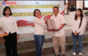 Pisah Sambut Kapolsek Denbar Penuh Kasih dan Keakraban Bersama Anggota