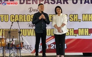 Polsek Denpasar Utara Gelar Acara Pisah Sambut Kapolsek 