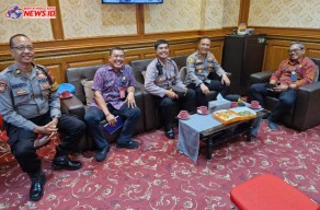 Silaturahmi Kapolsek ke Camat Denpasar Utara Jalin Sinergisitas Jaga Kamtibmas Wilayah