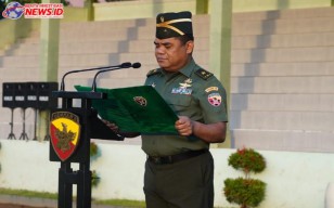 Irdam IX Udayana Pimpin Upacara Bendera di Lapangan Ngurah Rai