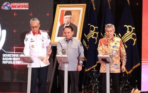 Optimalkan Sistem Elektronik, Sekjen Kemenkumham Tandatangani PKS dengan BSSN dan BNN
