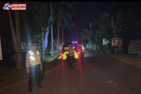CAK, Blue Light Patrol Polsek Abiansemal Sambangi Pemukiman