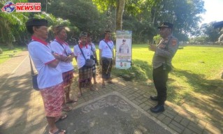 Jumat Curhat Polsek Abiansemal Bersama Para Fotografer Obyek Wisata Sangeh