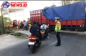 Truk Mogok di Jalur Padat, Iptu Mustika Gerak Cepat Urai Kemacetan
