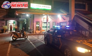 Unit Patroli Sat Samapta melalui BLP Sambangi Bank BPD 
