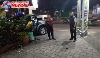 Samapta Polsek Kuta Utara tak Surut Laksanakan BLP Jelang Subuh