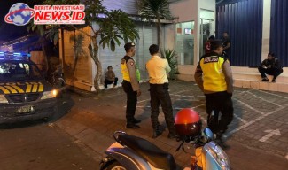 Pesan Kamtibmas, Satpam Bank BRI Disambangi Patroli Biru