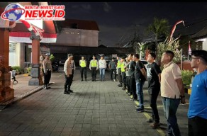 Patroli Atensi Kerawanan Malam Minggu, Polsek Densel Ciptakan Sitkamtibmas Kondusif