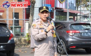 Kapolres Gianyar Pimpin Apel Kesiapan Pengamanan Piala Presiden 2024