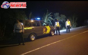 Cegah Kejahatan Jalanan, Polsek Abiansemal Intensifkan Patroli Biru Jalur Rawan 