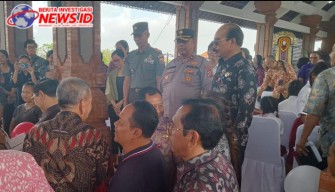 Sukseskan Program Pemerintah, Kapolsek Abiansemal Dampingi Pencanangan PIN Polio