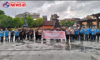 Kanit Binmas Bersama Tim Laksanakan Pelatihan dan Pembinaan Satpam 