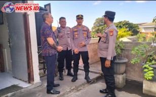 Silahturahmi Kapolsek Denut ke Pasar Kreneng Sosialisasikan Harkamtibmas 