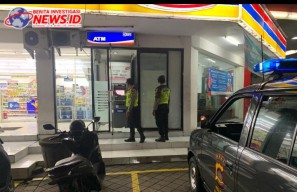 Patroli Biru Polsek Abiansemal Sambangi Gerai ATM, Cegah Terjadinya Kejahatan Perbankan 