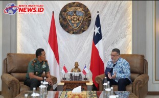 Pangdam IX Udayana Terima Kunjungan Kehormatan Kedubes Chili