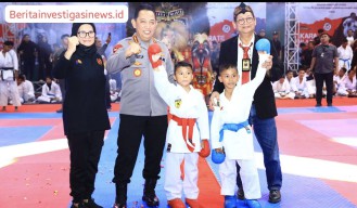 Kapolri Buka National Open Karate Championship di GOR Laga Tangkas