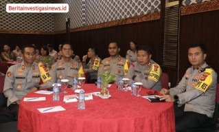Kapolres AKBP Teguh Hadiri Rakor Reformasi Birokrasi Polri 2024