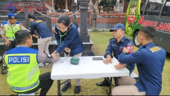Subsatgas Dokkes Polda Bali Laksanakan Cek Kesehatan Personil yang Terlibat OPA 2024