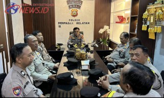 Kapolsek Pimpin Pelaksanaan Anev Kinerja Bhabinkamtibmas Jajaran Polsek Densel