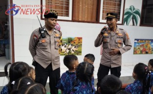 Polisi Sahabat Anak, Kanit Binmas Polsek Denbar Sambangi Sekolah TK